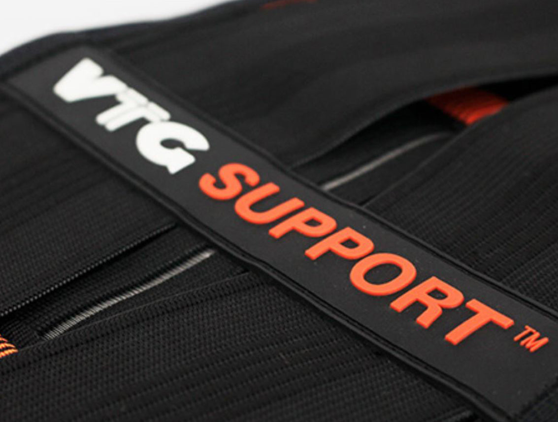 VTG Adjustable Lower Back Lumbar Support Belt Brace (Unisex) for